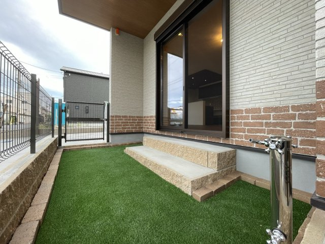 東大阪市喜里川町×自由設計の家　【建築条件付き売り土地】　の完成予想図|【施工例ドッグラン】お散歩に行けない雨の日も、のびのび過ごしてほしい。飼い主の優しさを形に♪♪