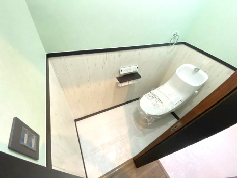 東大阪市喜里川町×自由設計の家　【建築条件付き売り土地】　の完成予想図|【施工例　トイレ】