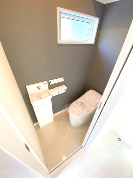 東大阪市喜里川町×自由設計の家　【建築条件付き売り土地】　の完成予想図|【施工例　トイレ】