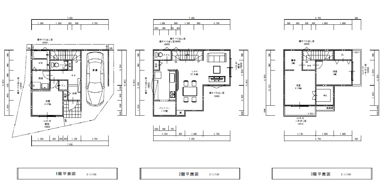 東大阪市喜里川町×自由設計の家　【建築条件付き売り土地】　の土地図＋建物プラン例|■自由設計のため、ご予算に応じた建物計画が可能♪♪
■資金計画を明確にしながら、無理のない家づくりを進められます♪♪