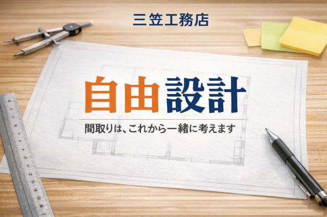 東大阪市喜里川町×自由設計の家　【建築条件付き売り土地】　の参考プラン|■自由設計のため、ご予算に応じた建物計画が可能♪♪
■資金計画を明確にしながら、無理のない家づくりを進められます♪♪