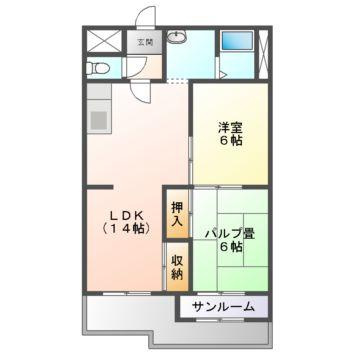 シャトレーしょうこうの間取り