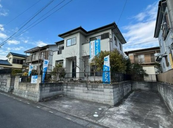 【中古】入間郡毛呂山町南台中古住宅の外観|南側公園により建物なく陽当り良好☆
内覧すぐご案内可能です！