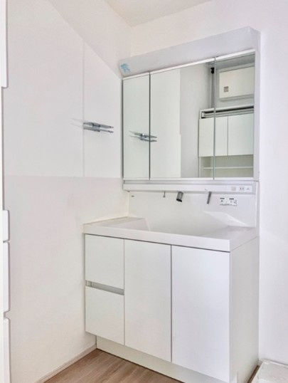 中落合戸建の洗面所