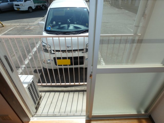 ウイング白金Bのバルコニー|退去前の為、以前の写真です。