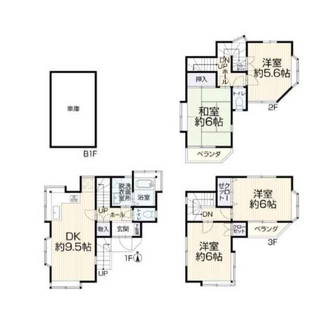 小田急線「百合ヶ丘」中古戸建の画像