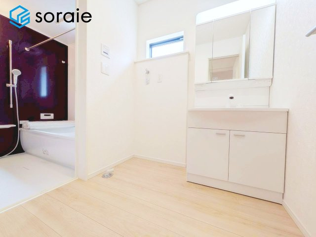 川越市神明町第5　全1棟　新築戸建　クレイドルガーデンの脱衣所|2026/5/15撮影