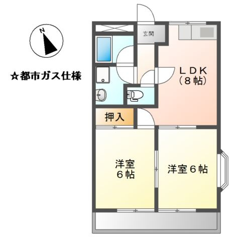 サニー加島の間取り