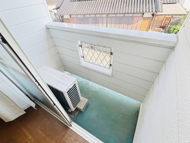 コーポサンクスのバルコニー