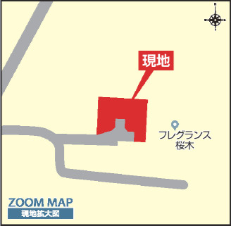 ブルーミングガーデン／東区桜木4丁目2期／2号棟の地図