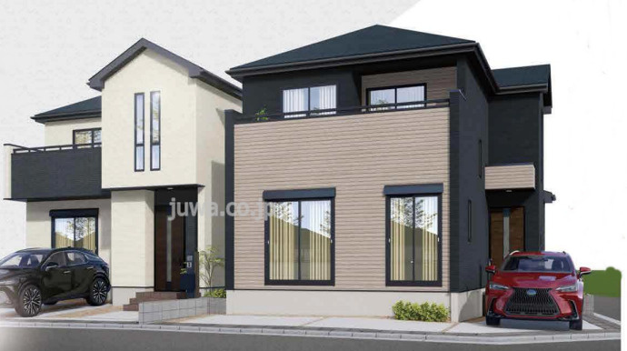 【新築分譲住宅】三芳町藤久保52期の外観パース