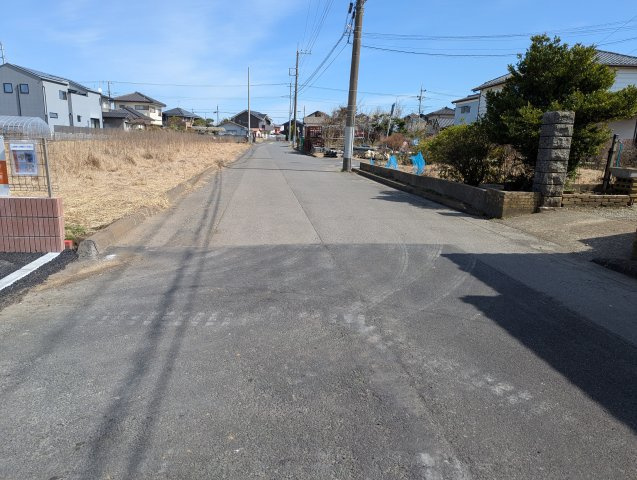 ひたちなか田宮原　1期の前面道路含む現地写真|前面道路含む現地写真です