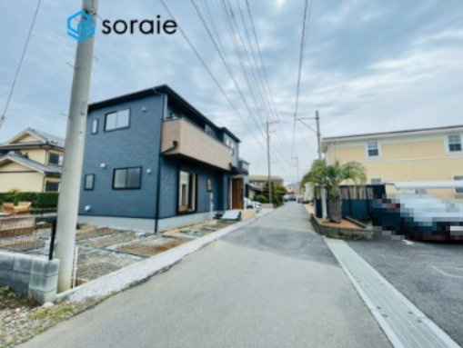 戸建 川越市大字木野目の前面道路含む現地写真|4/24　撮影