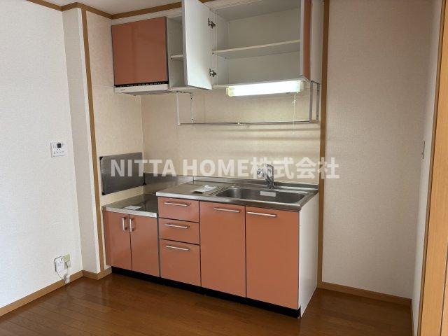 ハイファイン藤のキッチン|収納付きのキッチンで使い勝手も良いですね◎
