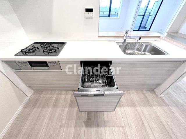 ライフピア草加グランドステージのキッチン|ドキドキの新生活も、安心してスタート。ぴったりの住まいを見つけませんか？クランディアが一緒に住まい選びをサポートします‼　まずは、お気軽にお問合せください　＃クランディア