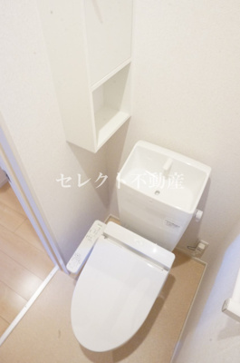 【トイレ】 | ピュアハイツ・翠Ａ | 【ピュアハイツ・翠Ａ】シンプルで使いやすいトイレです