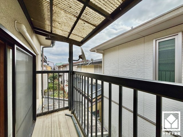 宇治市伊勢田町砂田のバルコニー
