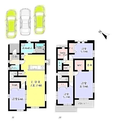 【間取り】の画像