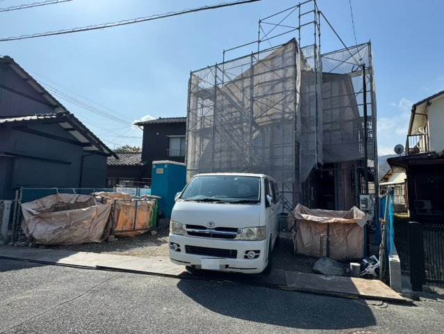 Adobleーアドブルー小倉南区朽網東1丁目1期　【小倉南区　新築戸建て】の外観|現地撮影　2026,2,19　Adobleーアドブルー小倉南区朽網東1丁目1期　【小倉南区　新築戸建て】