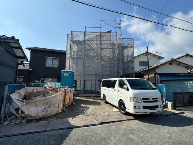 Adobleーアドブルー小倉南区朽網東1丁目1期　【小倉南区　新築戸建て】の外観|現地撮影　2026,2,19　Adobleーアドブルー小倉南区朽網東1丁目1期　【小倉南区　新築戸建て】