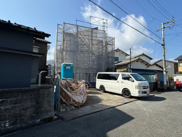 Adobleーアドブルー小倉南区朽網東1丁目1期　【小倉南区　新築戸建て】の外観|現地撮影　2026,2,19　Adobleーアドブルー小倉南区朽網東1丁目1期　【小倉南区　新築戸建て】