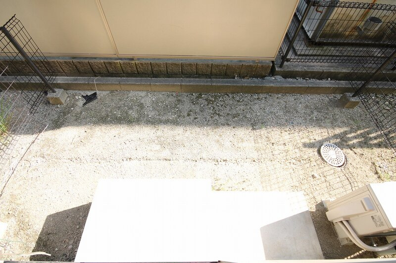 ファミーユ21 A・B棟の庭|お庭の付いた物件です