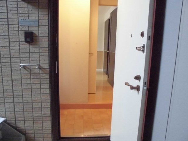 ソレーユの玄関