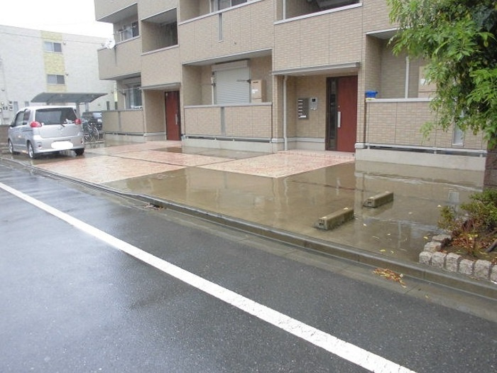 ソレーユの駐車場