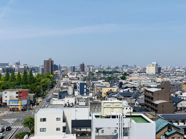 ハイフラッツ２１３の展望|西側の眺望です