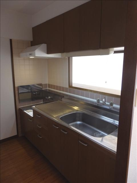 ハイフラッツ２１３のキッチン|きれいなキッチンです
