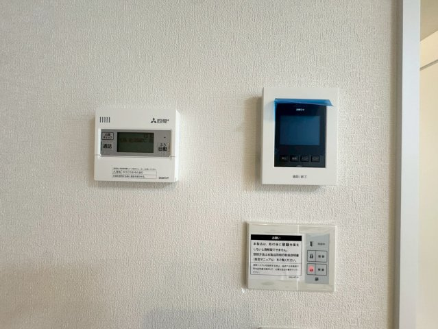 ーSUN COURT－サンコートー小倉南区朽網西1丁目　【小倉南区　新築戸建て】の防犯設備|スイッチ類がまとめられているので壁がスッキリ見えます　【小倉南区　新築戸建て】