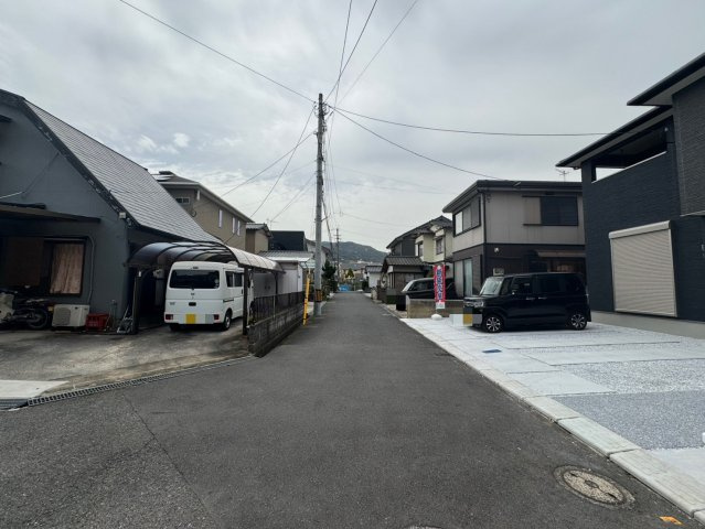 ーSUN COURT－サンコートー小倉南区朽網西1丁目　【小倉南区　新築戸建て】の前面道路含む現地写真|ーSUN COURT－サンコートー小倉南区朽網西1丁目　【小倉南区　新築戸建て】