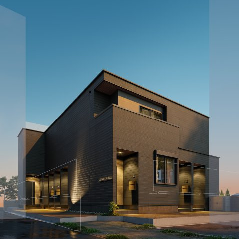 OPEN RISE府中小柳町Ⅰの外観パース