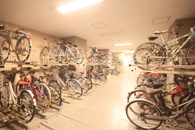 自転車も置けます！