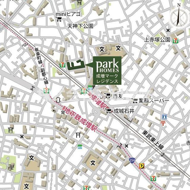 パークホームズ成増マークレジデンスの地図