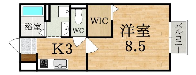 サンロイヤルＩの間取り
