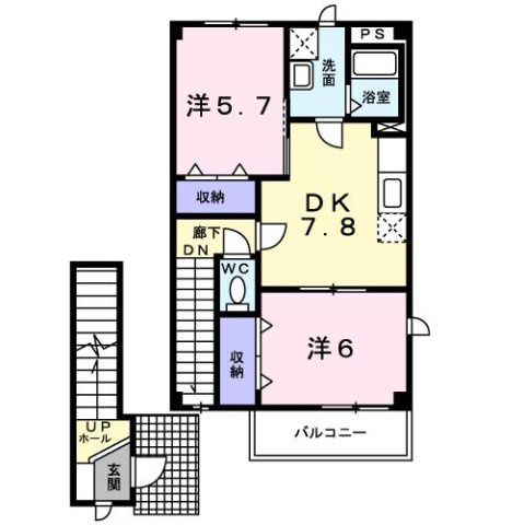 リス・カルティエの間取り