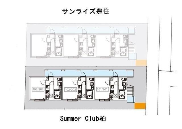 Ｓｕｍｍｅｒ　Ｃｌｕｂ　柏の区画図| 