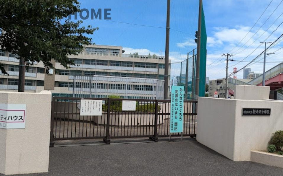 三ツ沢ハイタウン一号棟のその他|横浜市立軽井沢中学校徒歩５分で部活などで遅くなっても安心ですね。