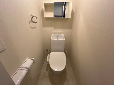 【トイレ】 | 仮）四日市市赤堀新築アパート | シャワー付きトイレ（イメージ）