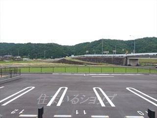 安芸高田市吉田町常友のアパートの展望|募集のお部屋（104号室）からの眺望です！