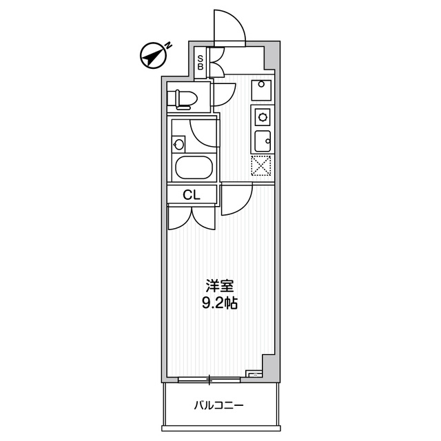 アパートメンツ練馬北町の間取り