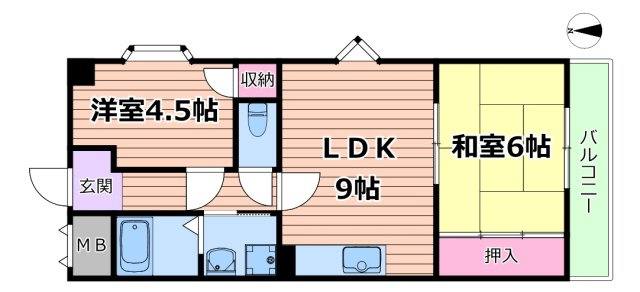 グレイスヴィラ姫島の間取り