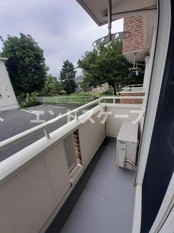 ベルソレイユⅡのバルコニー|高崎、前橋のお部屋探しはエンドスケープまで！お客様の理想お聞かせ下さい♪