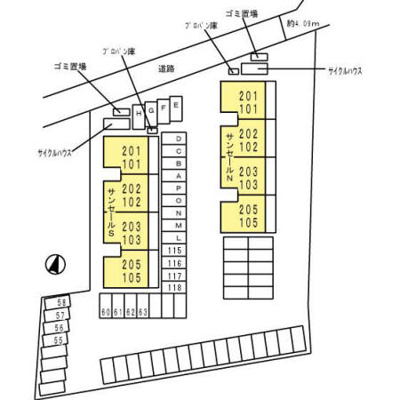 【区画図】 | サンセールＳ