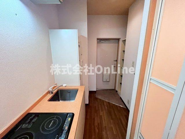 八尾市佐堂町１丁目の賃貸マンションの玄関