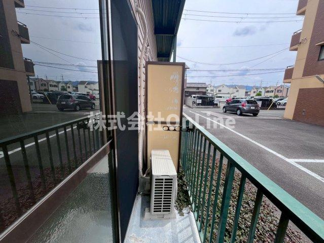 八尾市佐堂町１丁目の賃貸マンションのバルコニー