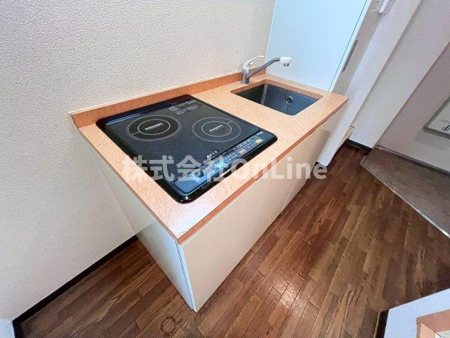 八尾市佐堂町１丁目の賃貸マンションのキッチン