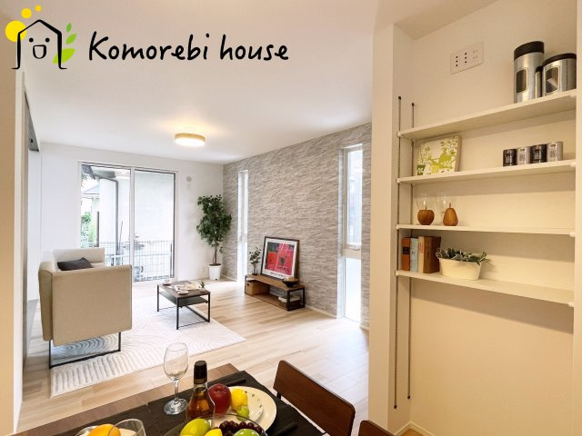 北本市本町3丁目　新築一戸建て　セレクト花水木　Aの居間・リビング|おしゃれなリビングです