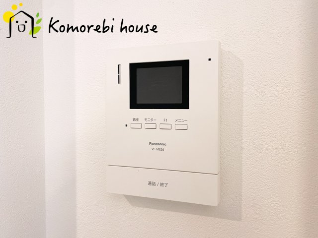 北本市本町3丁目　新築一戸建て　セレクト花水木　Aの防犯設備|モニター付インターホンです